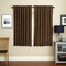 Blazing Needles 63-inch by 52-inch Microsuede Blackout Curtain Panels (Set of 2) - Chocolate
